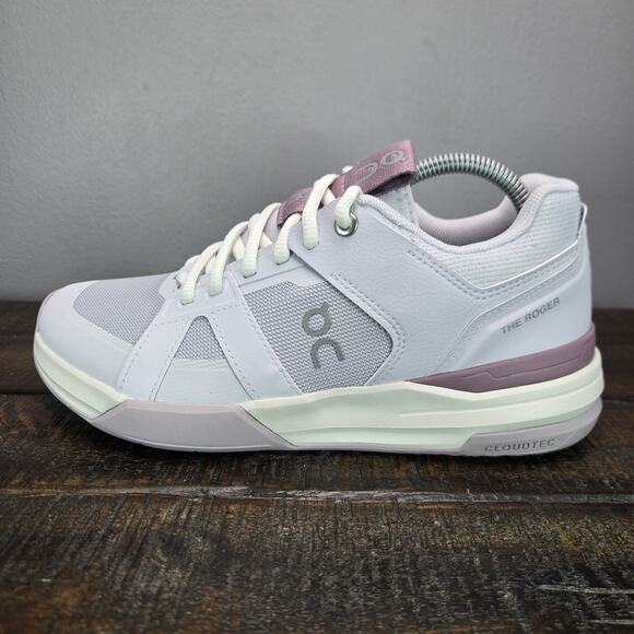 NEW On Cloud The Roger Clubhouse Pro Womens Size 6 Court Tennis Shoes Lavender - Picture 7 of 12